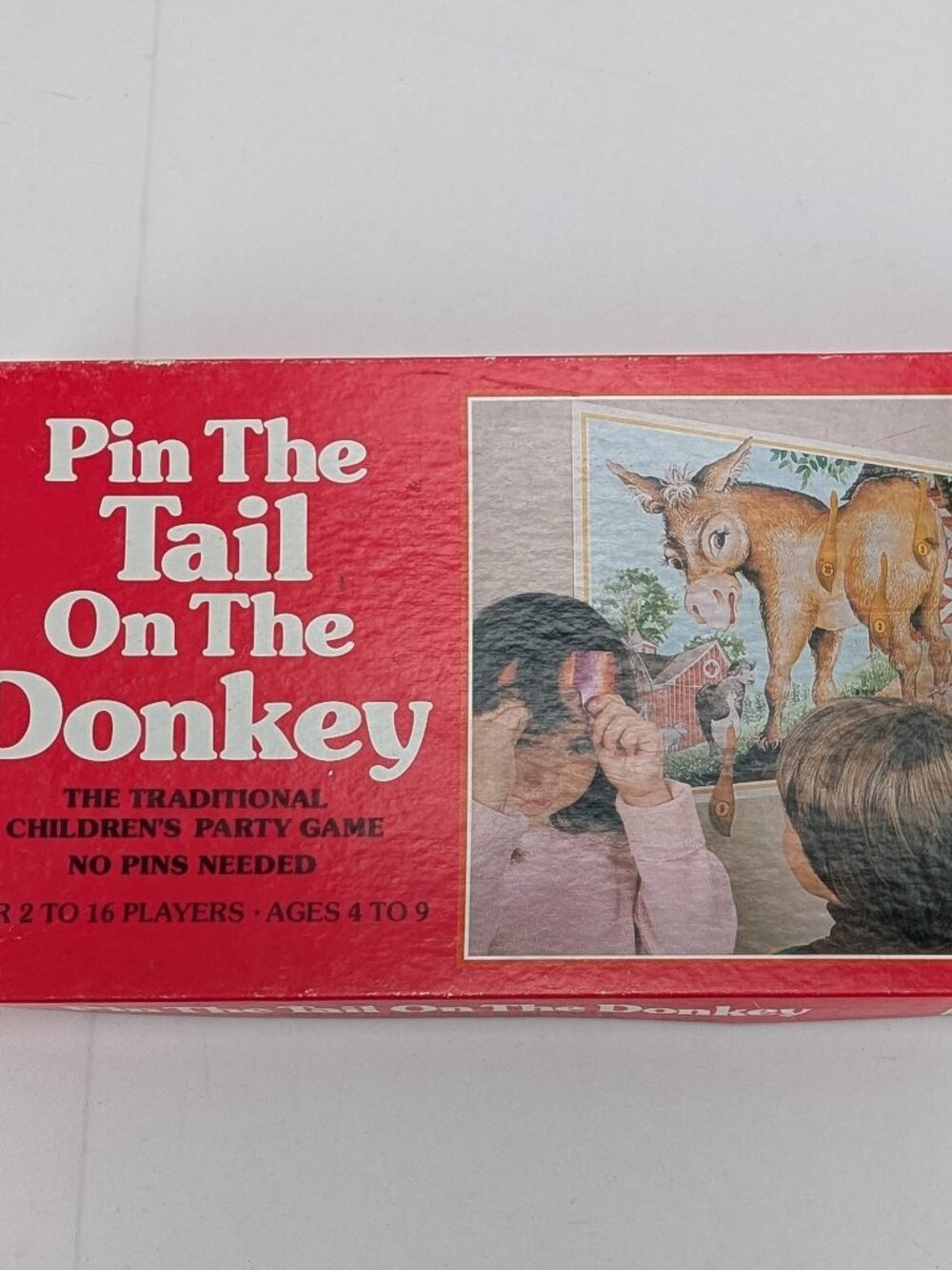 Vintage Whitman Pin the Tail on the Donkey Traditional Childrens Party Game 1981